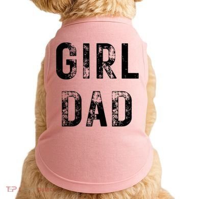 Pink Girl Dad Doggie Tank