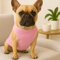 Pink Girl Dad Doggie Tank thumb 3