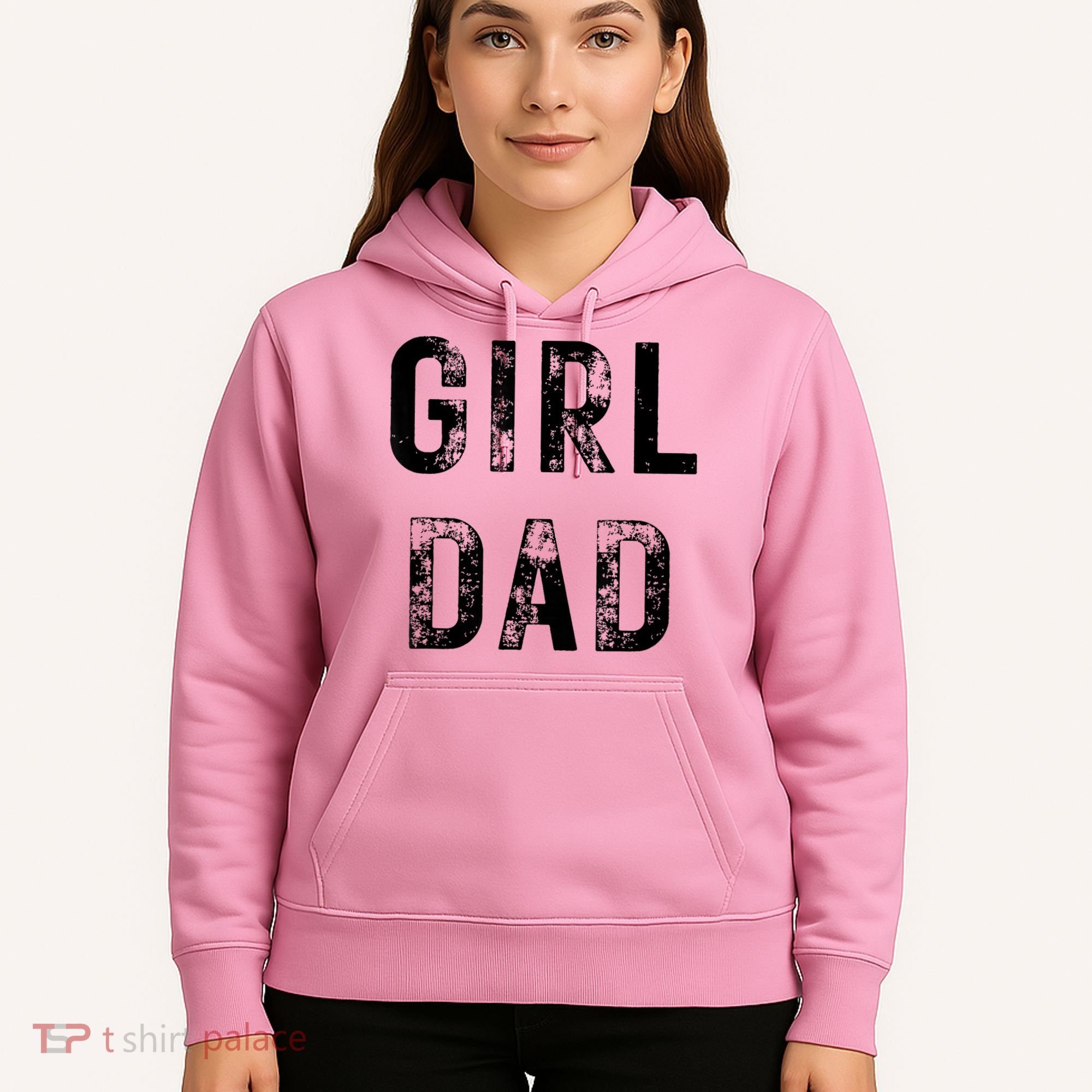 Pink Girl Dad Hoodie
