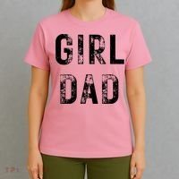 Pink Girl Dad T-Shirt thumb 4