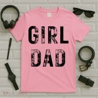 Pink Girl Dad T-Shirt thumb 5