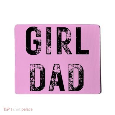 Pink Girl Dad Mousepad