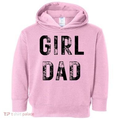 Pink Girl Dad Toddler Hoodie