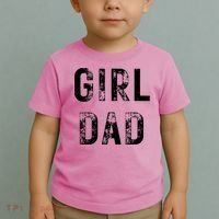 Pink Girl Dad Toddler T-Shirt thumb 2