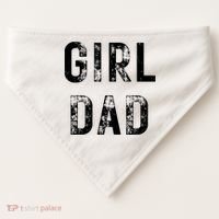 Pink Girl Dad USA-Made Doggie Bandana thumb 0