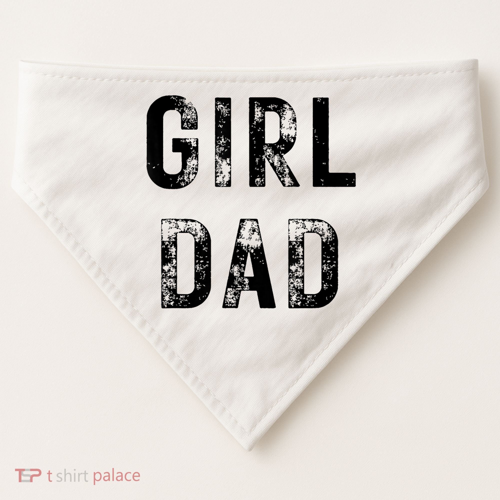 Pink Girl Dad USA-Made Doggie Bandana