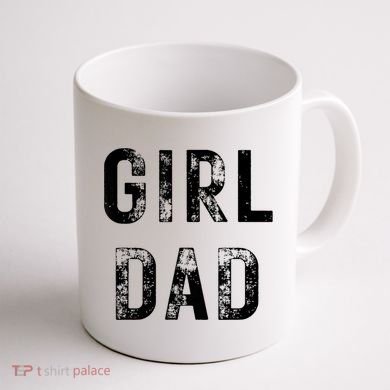 Pink Girl Dad Coffee Mug back