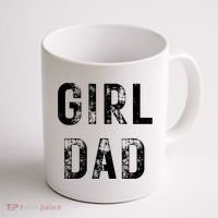 Pink Girl Dad Coffee Mug thumb 1
