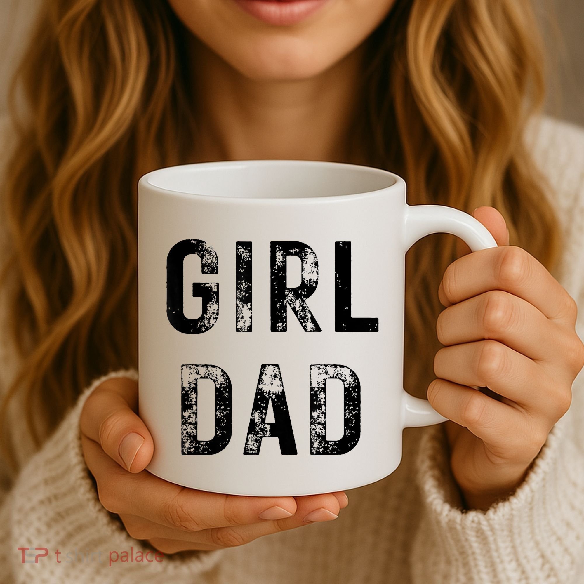 Pink Girl Dad Coffee Mug