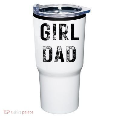 Pink Girl Dad Tumbler