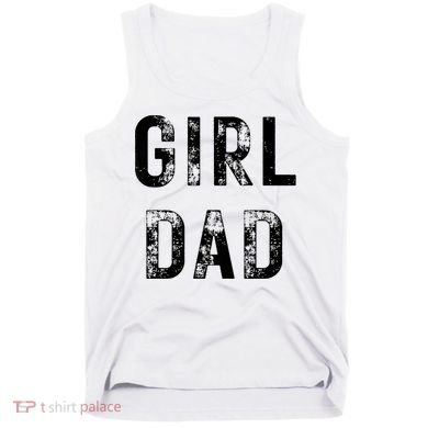 Pink Girl Dad Tank Top