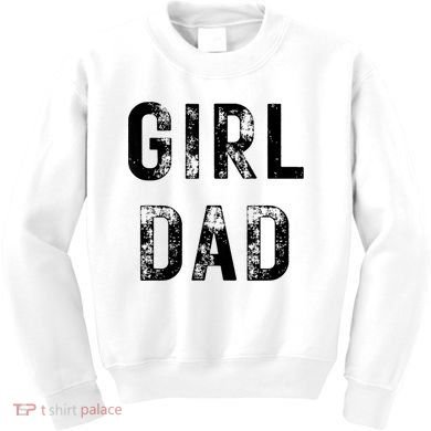 Pink Girl Dad Kids Sweatshirt