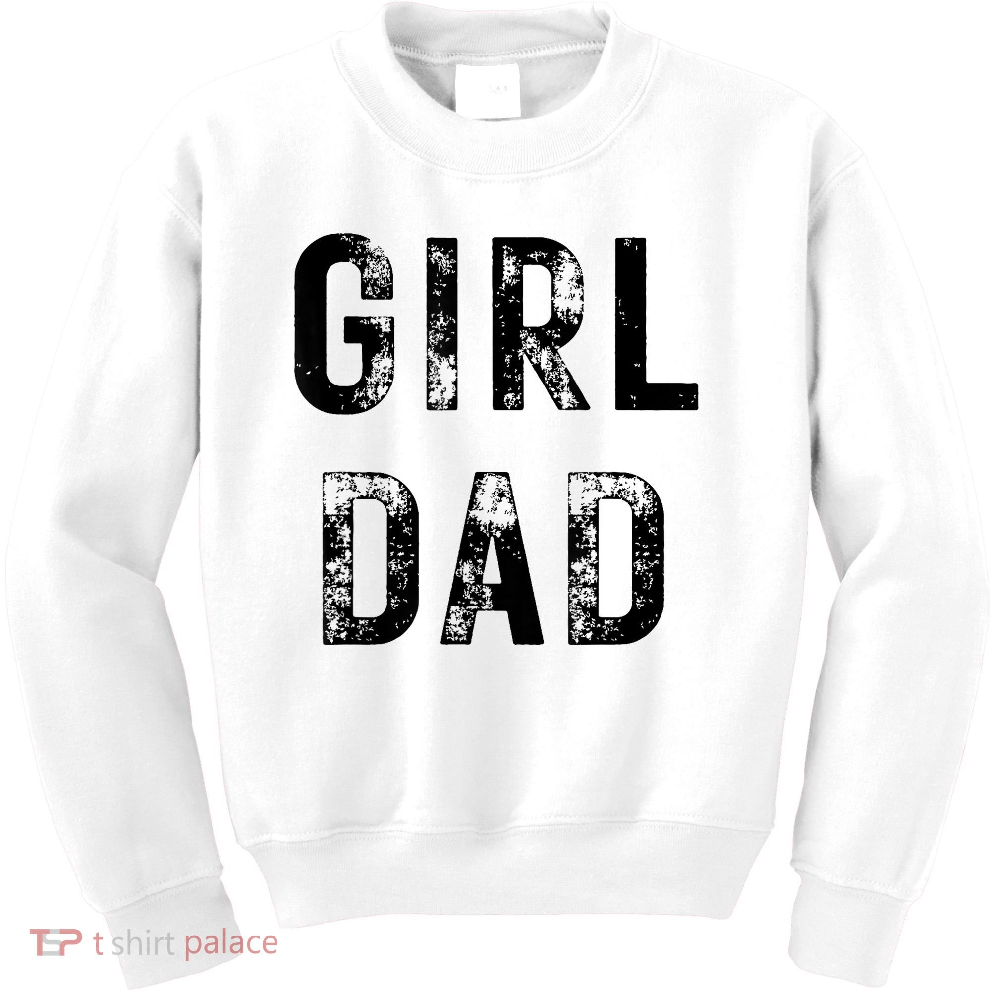 Pink Girl Dad Kids Sweatshirt