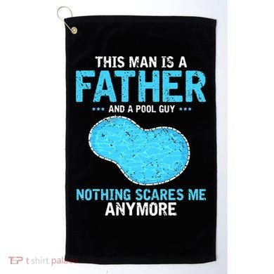 Pool Guy Design for Swimming Pool and Pool Cleaner Golf Towel