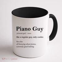 Piano Guy Definition Funny Boy Piano Gift Piano Player Coffee Mug thumb 1