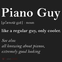 Piano Guy Definition Funny Boy Piano Gift Piano Player Beanie thumb 2