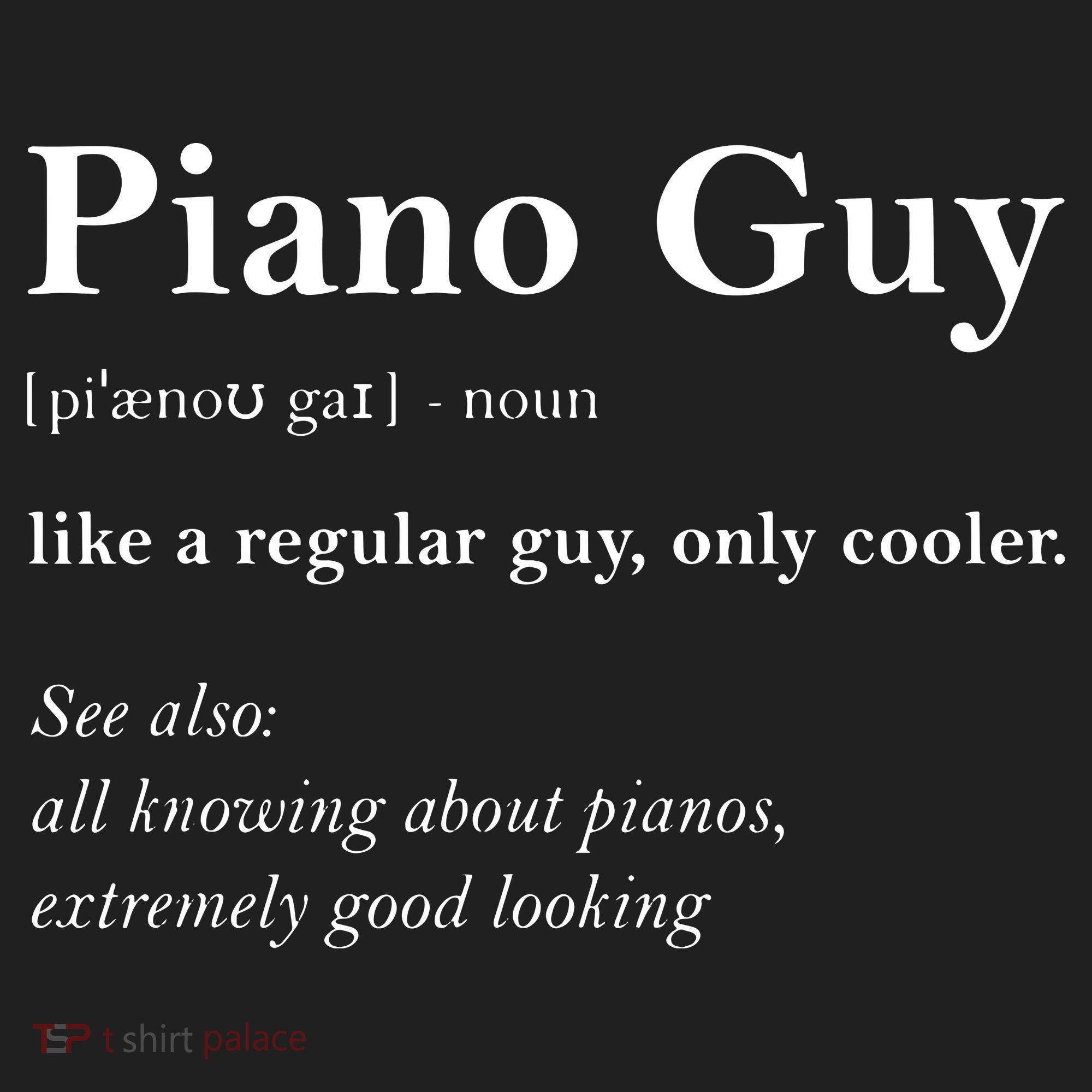 Piano Guy Definition Funny Boy Piano Gift Piano Player Urban Oversized Heavyweight T-Shirt