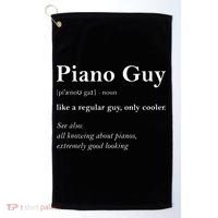 Piano Guy Definition Funny Boy Piano Gift Piano Player Golf Towel thumb 0