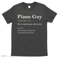 Piano Guy Definition Funny Boy Piano Gift Piano Player T-Shirt thumb 0