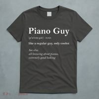 Piano Guy Definition Funny Boy Piano Gift Piano Player T-Shirt thumb 5