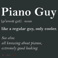 Piano Guy Definition Funny Boy Piano Gift Piano Player Coaster thumb 2