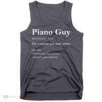 Piano Guy Definition Funny Boy Piano Gift Piano Player Tank Top thumb 0