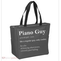 Piano Guy Definition Funny Boy Piano Gift Piano Player Tote Bag thumb 2