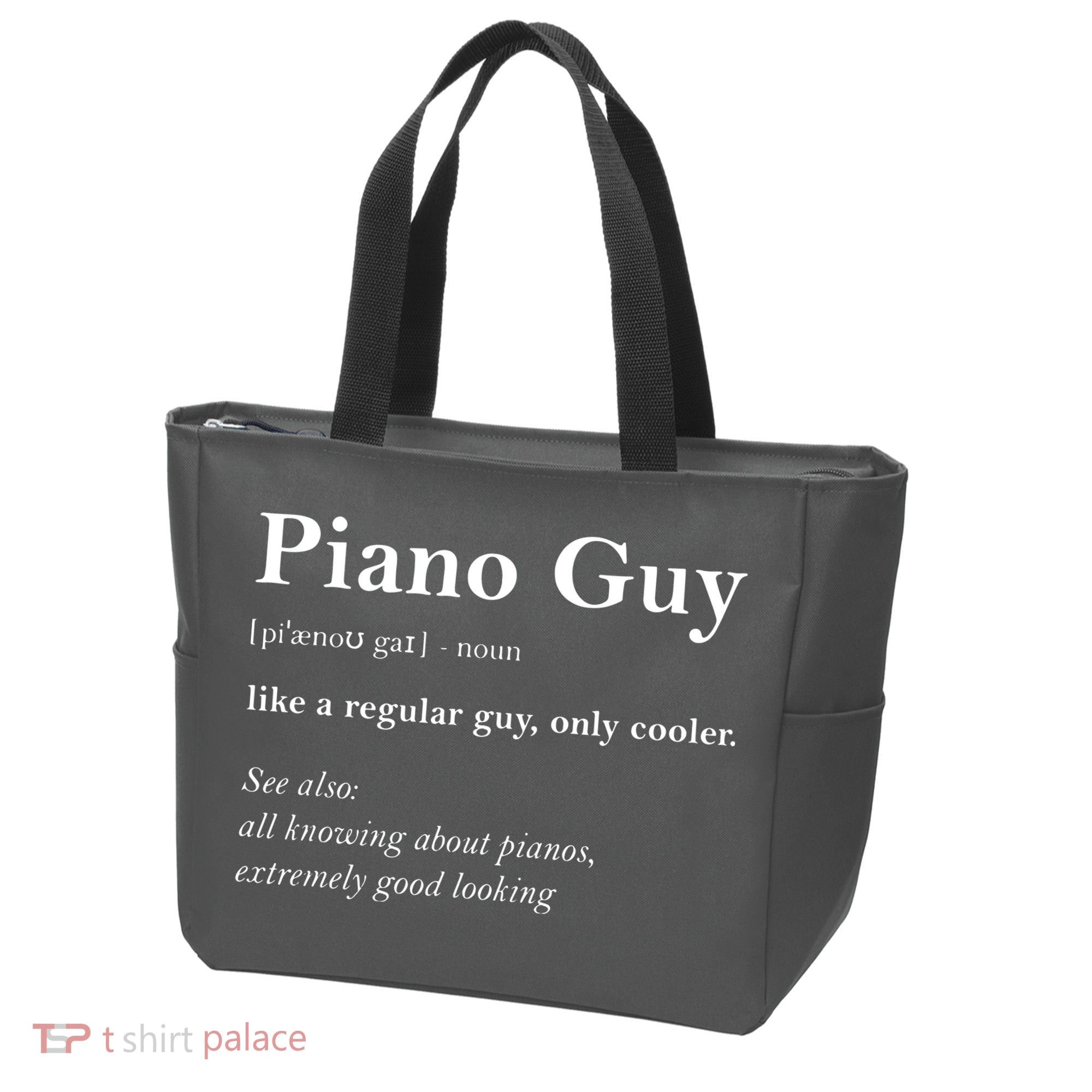 Piano Guy Definition Funny Boy Piano Gift Piano Player Tote Bag