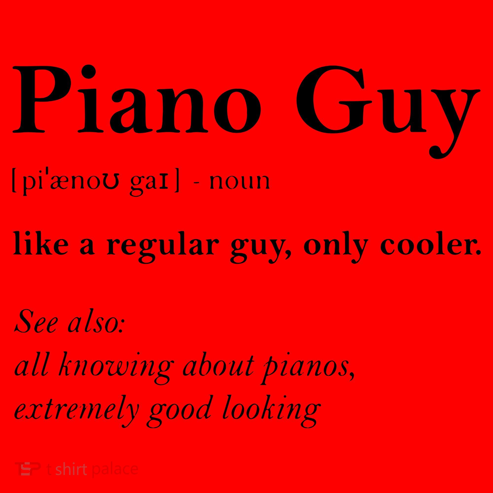 Piano Guy Definition Funny Boy Piano Gift Piano Player Santa Hat