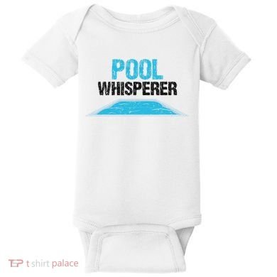 Pool Guy Design For Swimming Pool Boy And Pool Cleaner Baby Bodysuit