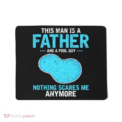 Pool Guy Design for Swimming Pool and Pool Cleaner Mousepad