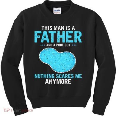 Pool Guy Design for Swimming Pool and Pool Cleaner Kids Sweatshirt