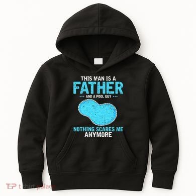 Pool Guy Design for Swimming Pool and Pool Cleaner Kids Hoodie
