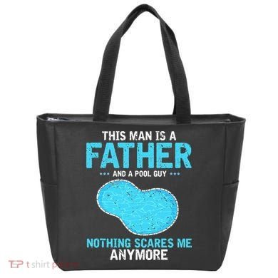 Pool Guy Design for Swimming Pool and Pool Cleaner Tote Bag