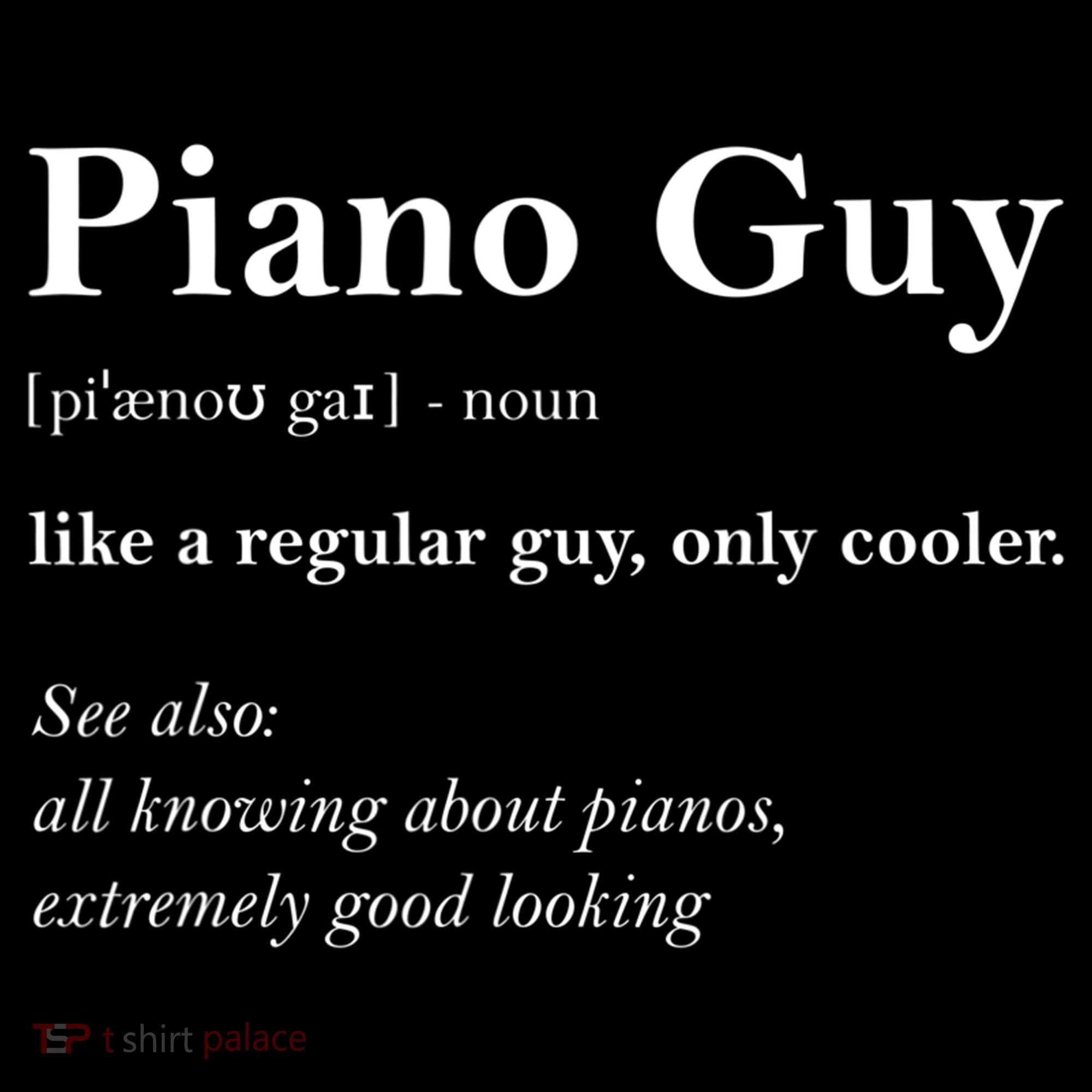 Piano Guy Definition Gift Funny Boy Piano Gift Piano Player Gift Mousepad