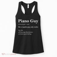 Piano Guy Definition Gift Funny Boy Piano Gift Piano Player Gift Women's Tank Top thumb 0