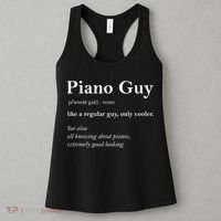 Piano Guy Definition Gift Funny Boy Piano Gift Piano Player Gift Women's Tank Top thumb 3
