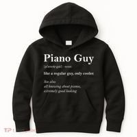 Piano Guy Definition Gift Funny Boy Piano Gift Piano Player Gift Kids Hoodie thumb 0