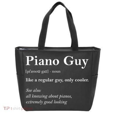Piano Guy Definition Gift Funny Boy Piano Gift Piano Player Gift Tote Bag