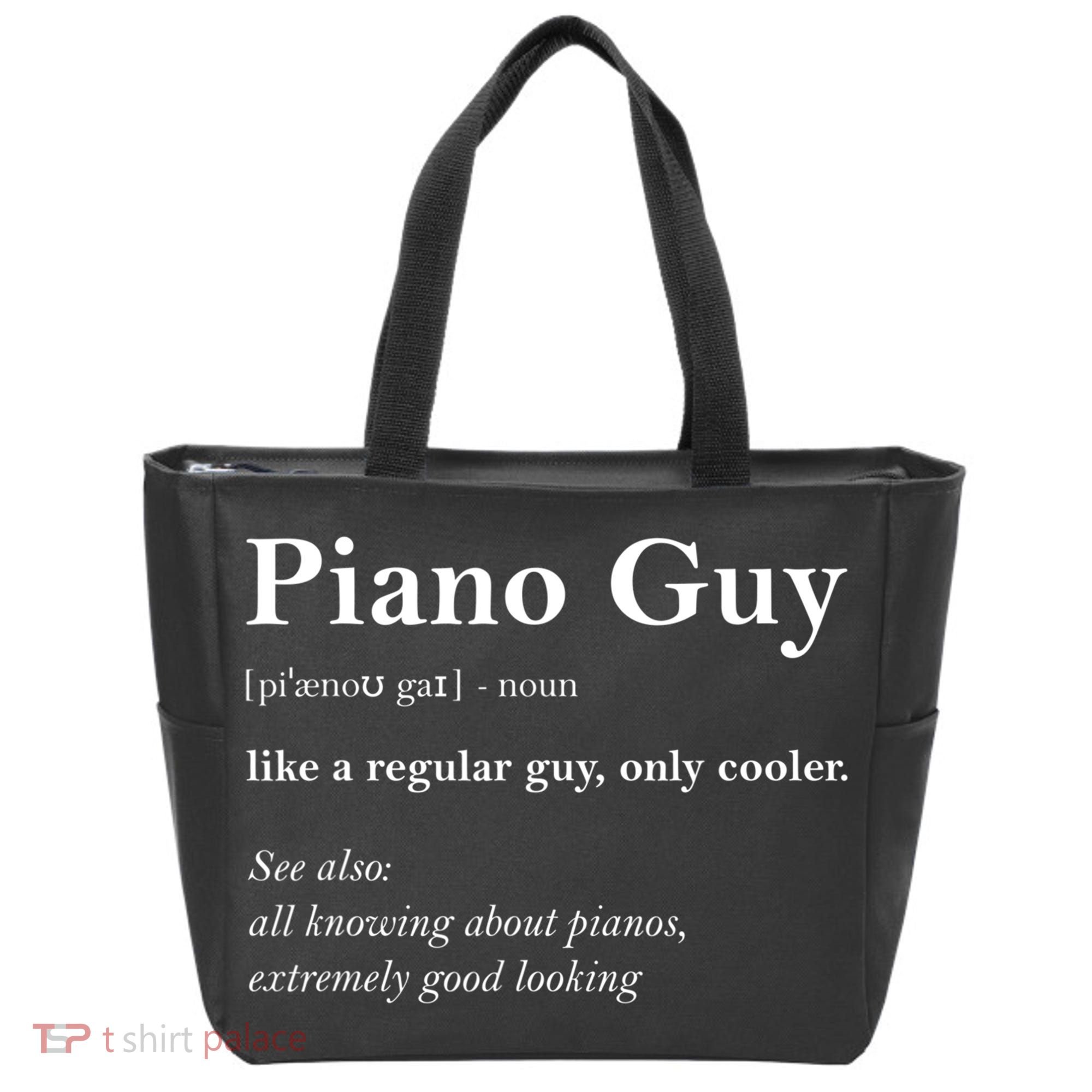 Piano Guy Definition Gift Funny Boy Piano Gift Piano Player Gift Tote Bag