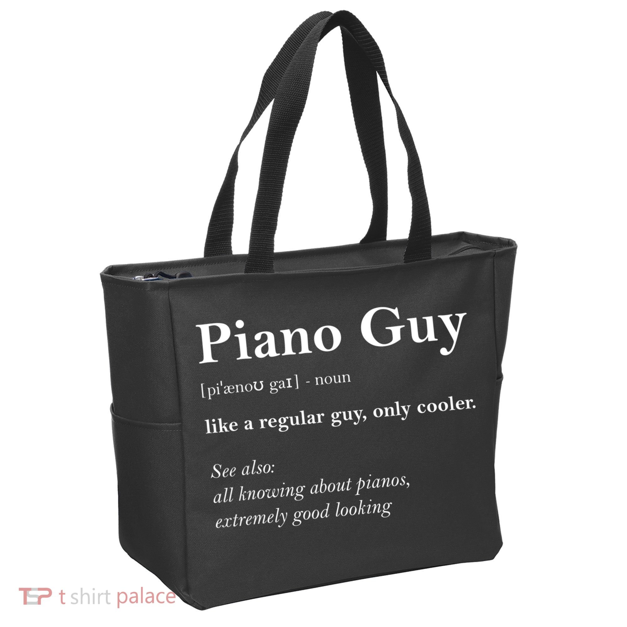 Piano Guy Definition Gift Funny Boy Piano Gift Piano Player Gift Tote Bag