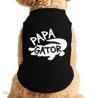 Papa Gator Dad Fathers Day Alligator Daddy Crocodile Cool Gift Doggie Tank thumb 0