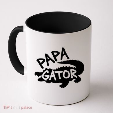 Papa Gator Dad Fathers Day Alligator Daddy Crocodile Cool Gift Coffee Mug