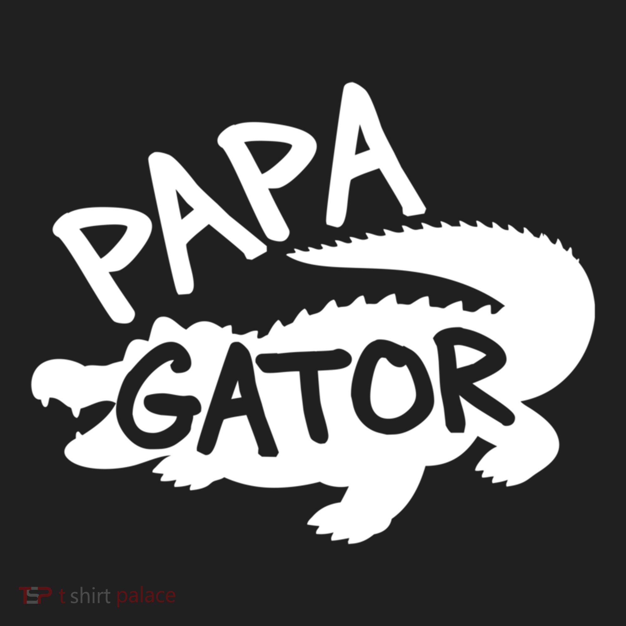 Papa Gator Dad Fathers Day Alligator Daddy Crocodile Cool Gift Beanie
