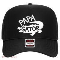 Papa Gator Dad Fathers Day Alligator Daddy Crocodile Cool Gift Hat thumb 0