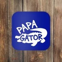 Papa Gator Dad Fathers Day Alligator Daddy Crocodile Cool Gift Coaster thumb 0