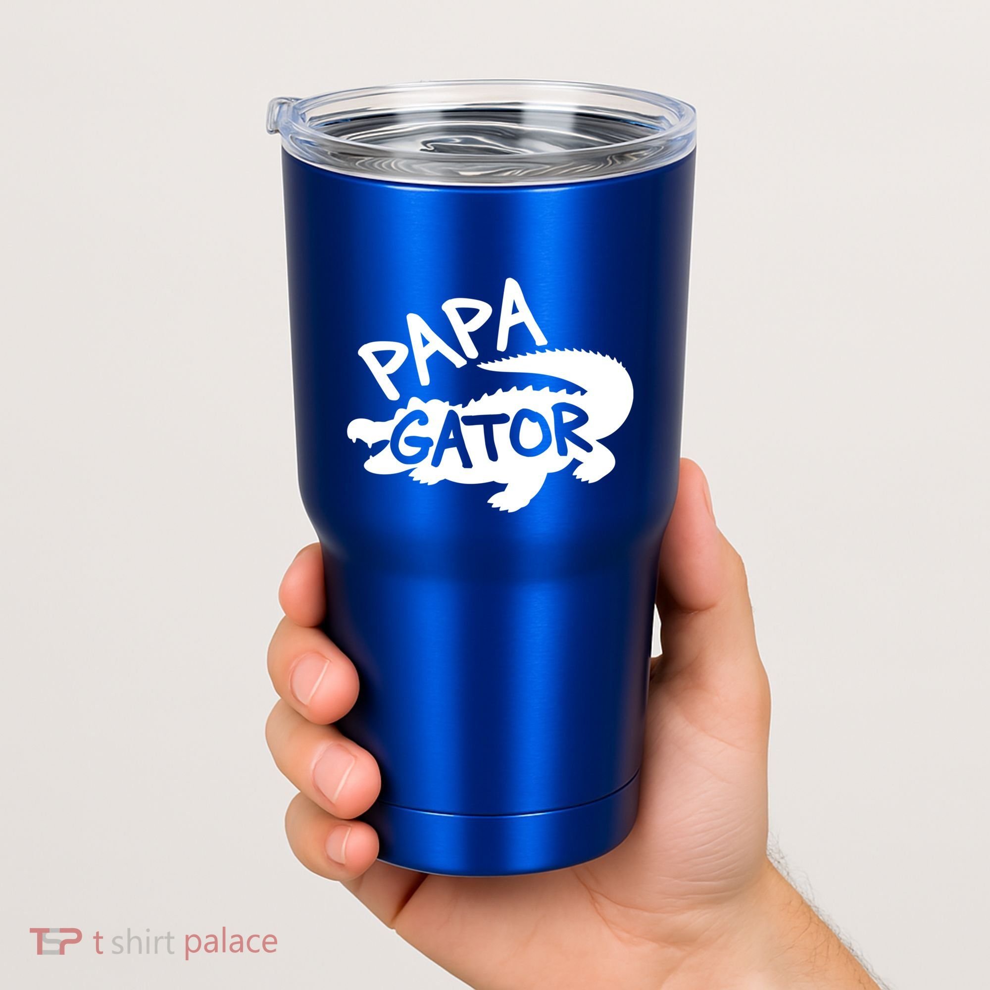 Papa Gator Dad Fathers Day Alligator Daddy Crocodile Cool Gift Tumbler