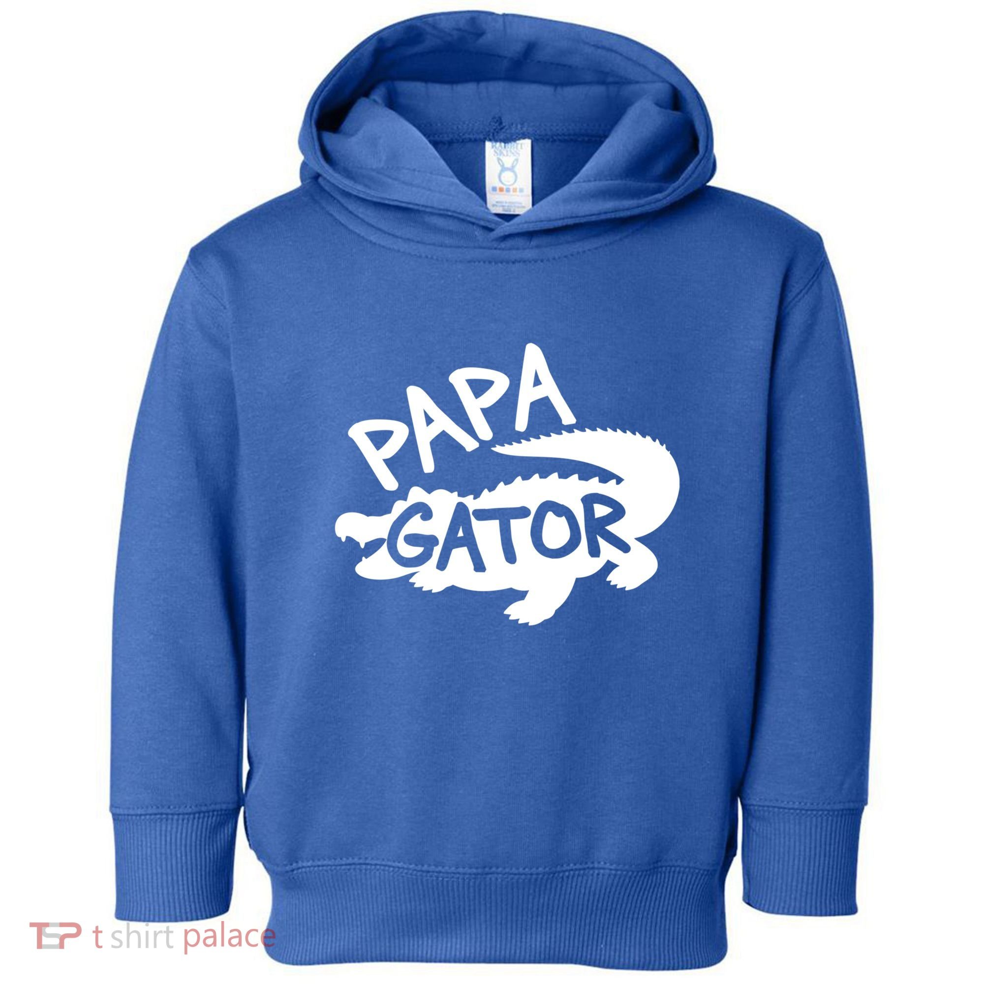 Papa Gator Dad Fathers Day Alligator Daddy Crocodile Cool Gift Toddler Hoodie