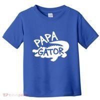 Papa Gator Dad Fathers Day Alligator Daddy Crocodile Cool Gift Toddler T-Shirt thumb 0