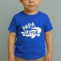 Papa Gator Dad Fathers Day Alligator Daddy Crocodile Cool Gift Toddler T-Shirt thumb 2